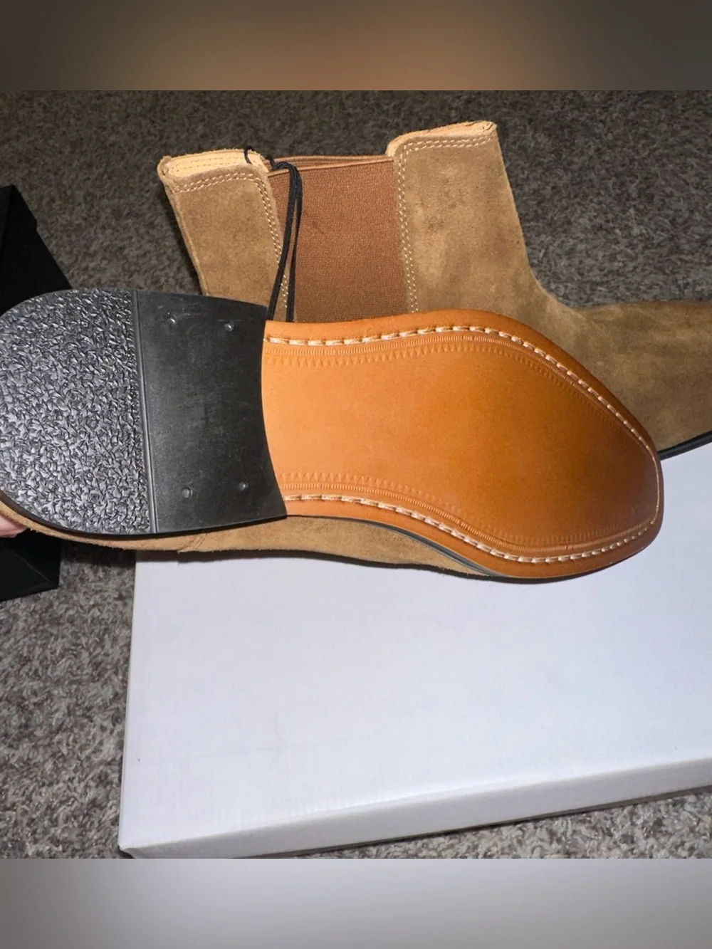 Express Men's Brown Suede Ankle Boots NWT